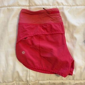 Pink lulu speed short! Size 4, 2.5 inch.